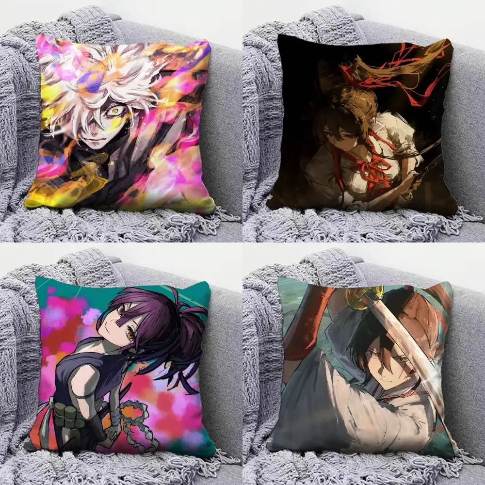 

hell paradise Anime Pillow Covers, Home Sofa Cushion Covers and Aecorative Custom