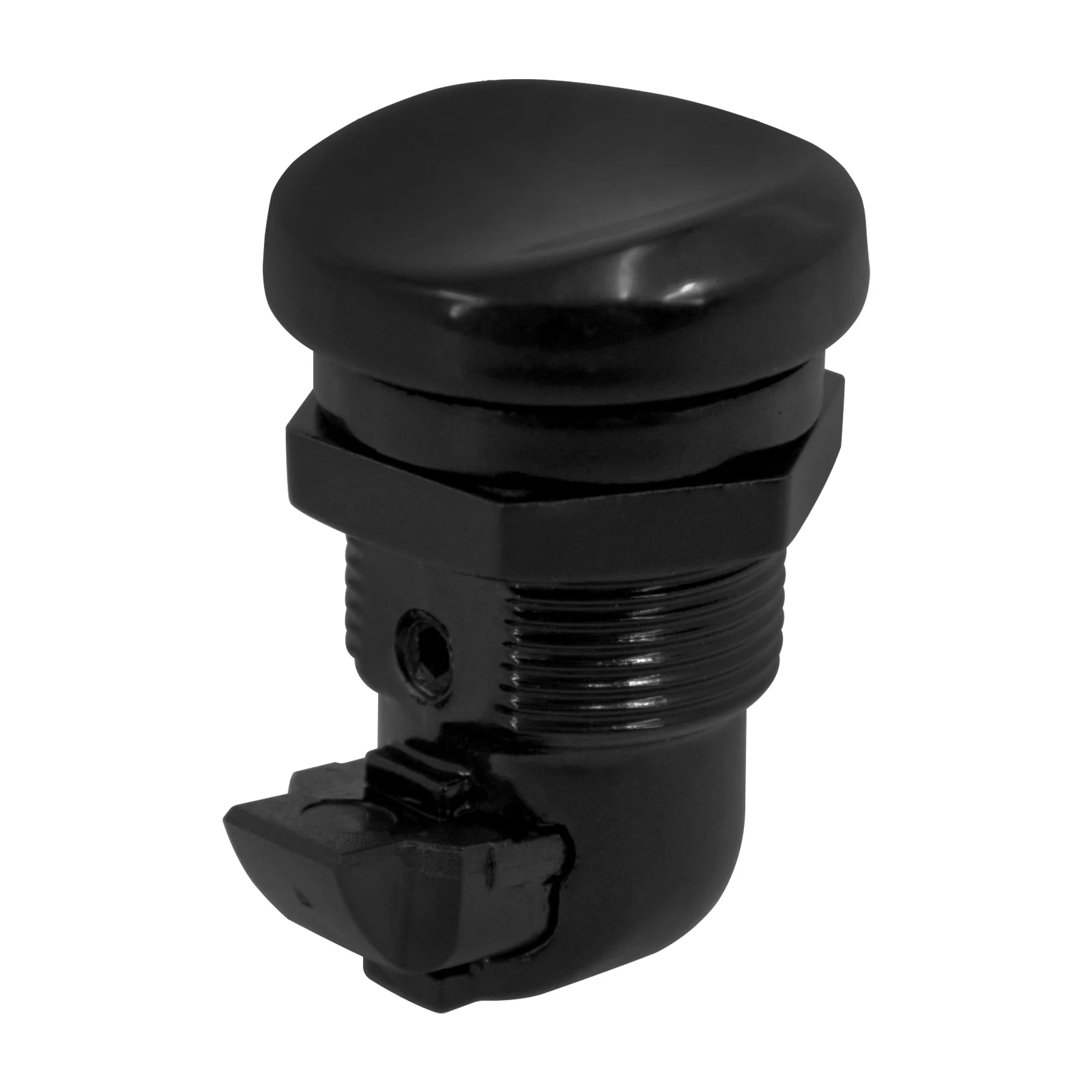 Motorcycle Black Fuel Door Latch Push Button Gas Cap For Harley Touring Street Road Electra Glide FLHT FLHX 1992-2025 - view 4