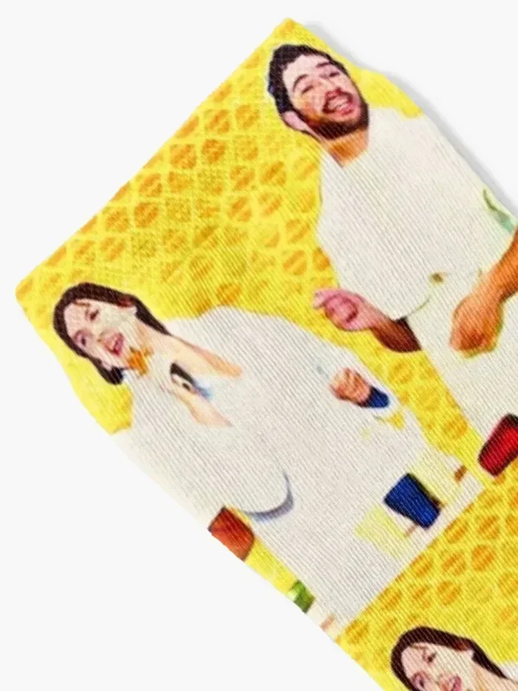 Miranda and Gary 2 Socks Run soccer anti-slip Stockings compression Men's Socks Women's #2