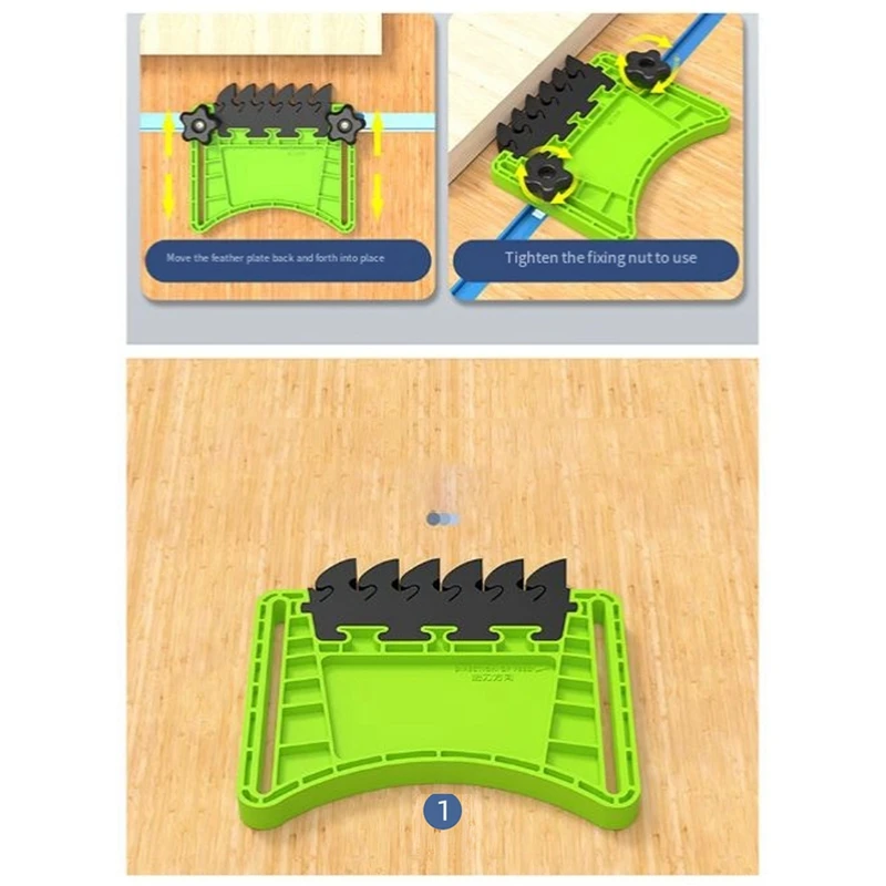 ABDJ-Pluma para sierras de mesa, mesas enrutadoras, sierras de banda, plumas de EVA, reduce la retroceso, herramienta para carpintería (paquete de 2)