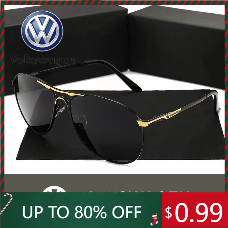 

For VW Volkswagen Jetta MK5 Golf Classic Men's Polarized Sunglasses Metal Driving Male Light Sun Glasses for VW Volkswagen Golf