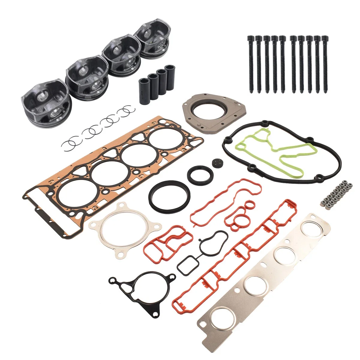 طقم تصليح AP01 مكبس جديد لأودي VW 1.8 TFSI TSI CDHA CDAA Ø 23 مللي متر 06H107065BF