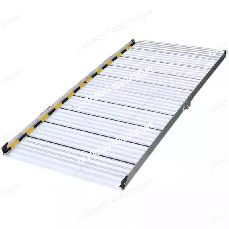 Portable Aluminum Alloy Folding Wheelchair Ramp Up Down Pedal for Stair Climbing Spring Board Accessibility Slope