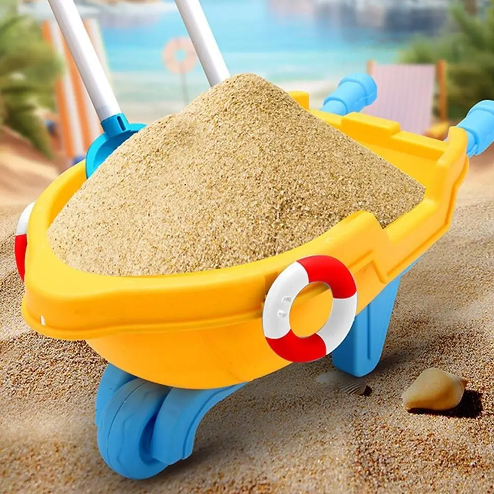 Summer Sand Shovel Beach Sand Set Beach Bucket Bright Colorful Sand Water Play Kit Plastic Sand Digging Tool Children