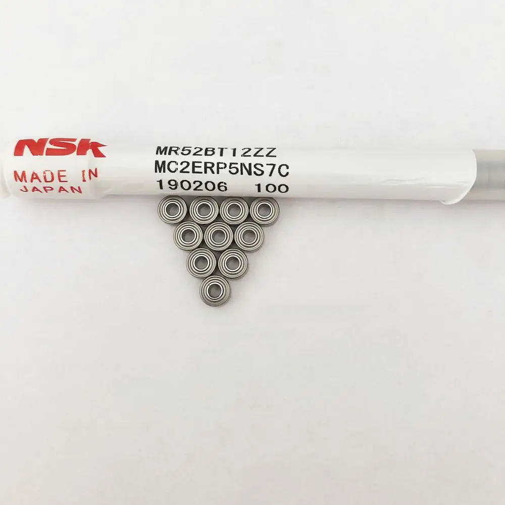 NSK Mini bearings miniature For race cars robot Slot car 3D printer MR52 ZZ MR62ZZ MR63ZZ MR74ZZ MR84ZZ MR85ZZ MR106ZZ MR126ZZ