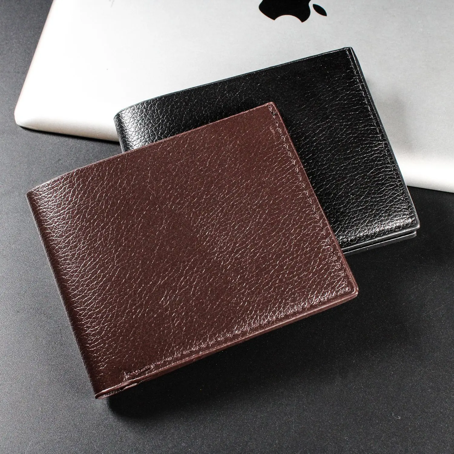 2024 New Men Short Soft Leather Wallet PU Leather Young Male Student Wallet Multi Card Position Male Wallet Driver License Cover