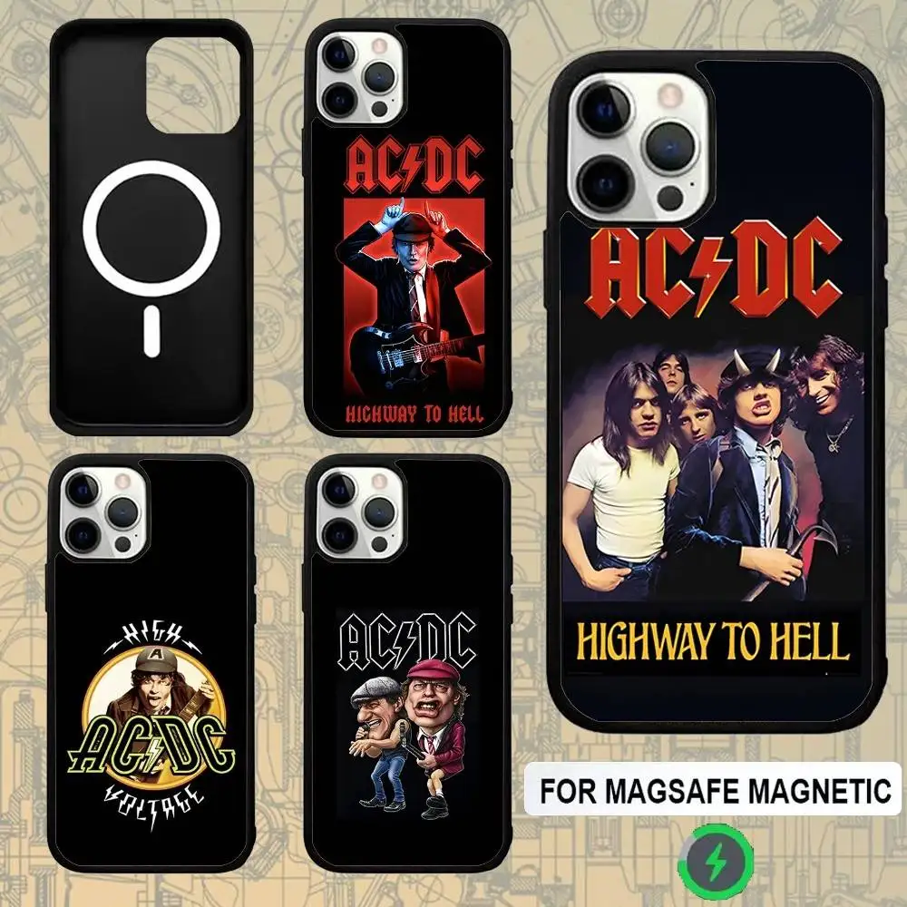 

A-AC Power Up D-DC Phone Case For IPhone 16e,16,15,Pro,Max,14,Plus,13,12,11 Magesafe Magnetic Wireless Charge Cover