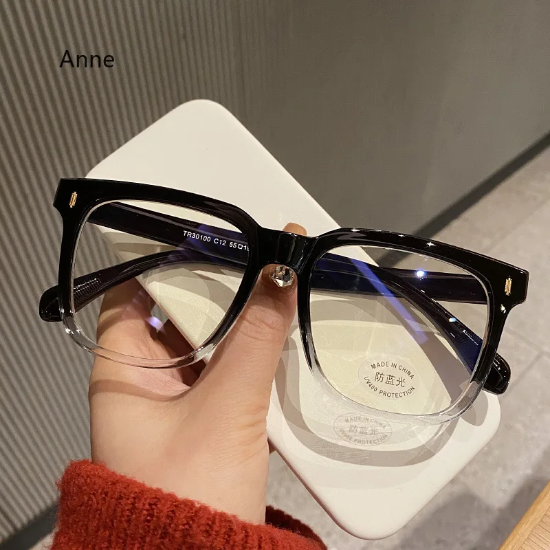 Large Transparent Finished Myopia Glasses for Women Ladies Fashion Near Sight Prescription Glasses Luxury Minus Diopter Eyewear