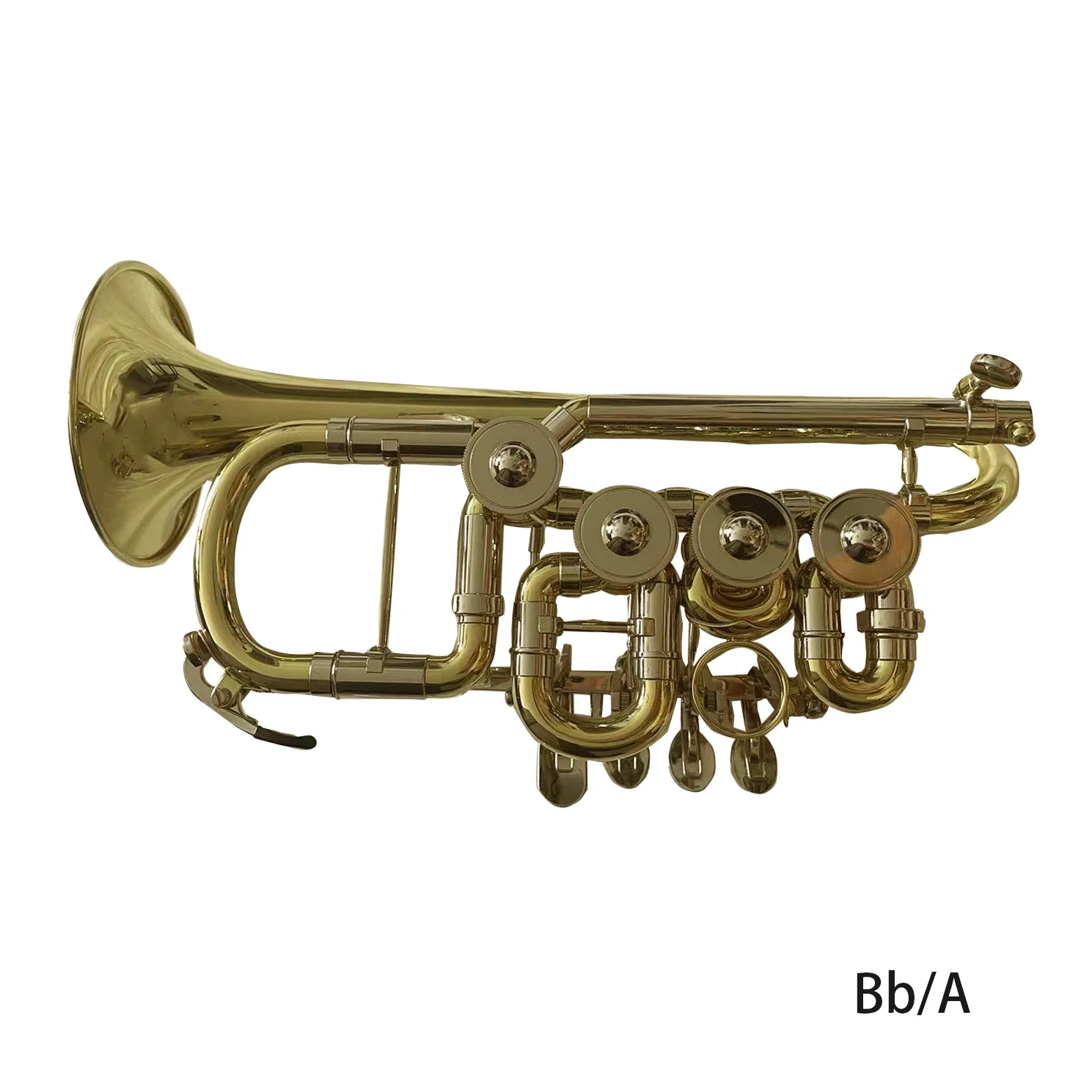 Yellow Brass Material Trumpet Piccolo Model Trumpet soprano Trumpet