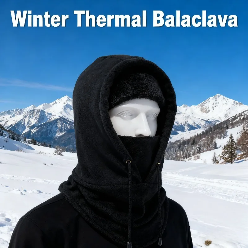

Зимняя уличная лыжная маска для лица, защита от холода, ветрозащитная защита для лица и шеи, теплый чехол для головы на электрическом велосипеде