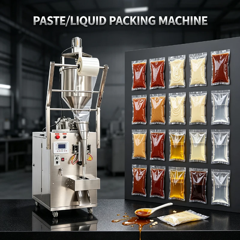 Paste Liquid Packaging Machine Stainless Steel Commercial Filling And Packaging Machine