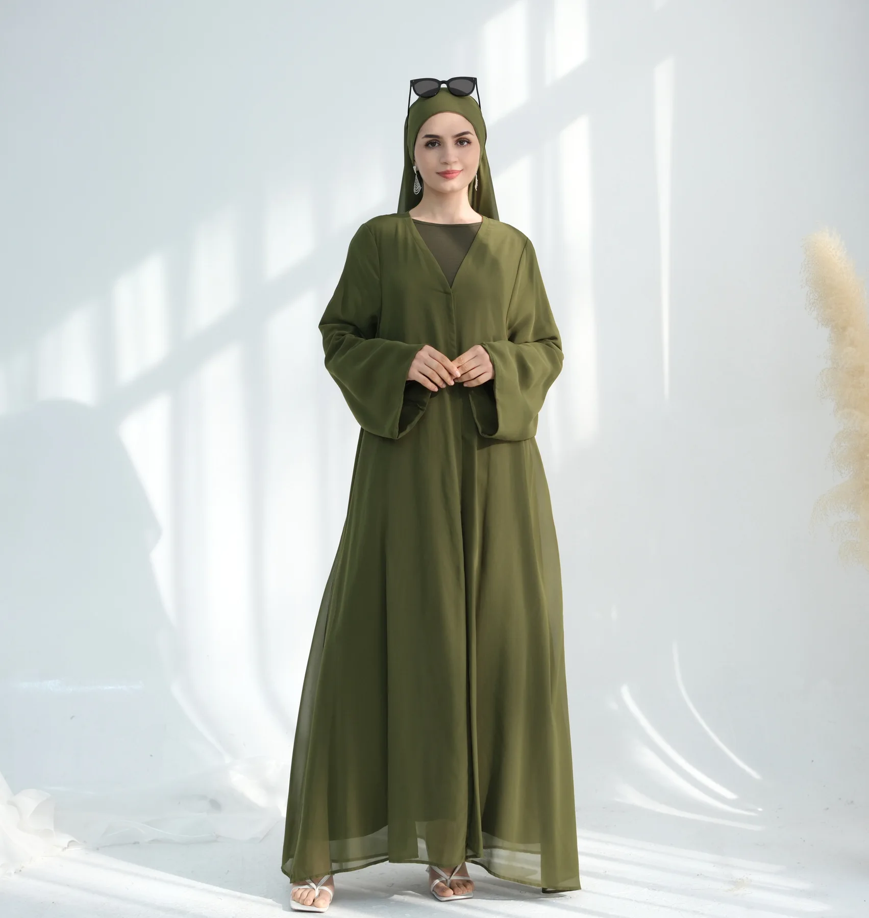 

Eid Muslim Women Hijab Dress Set Dubai Abaya Turkey Kaftan Ramadan Islam Clothing Saudi Arab Robe Kimono Jalabiya Khimar Kebaya