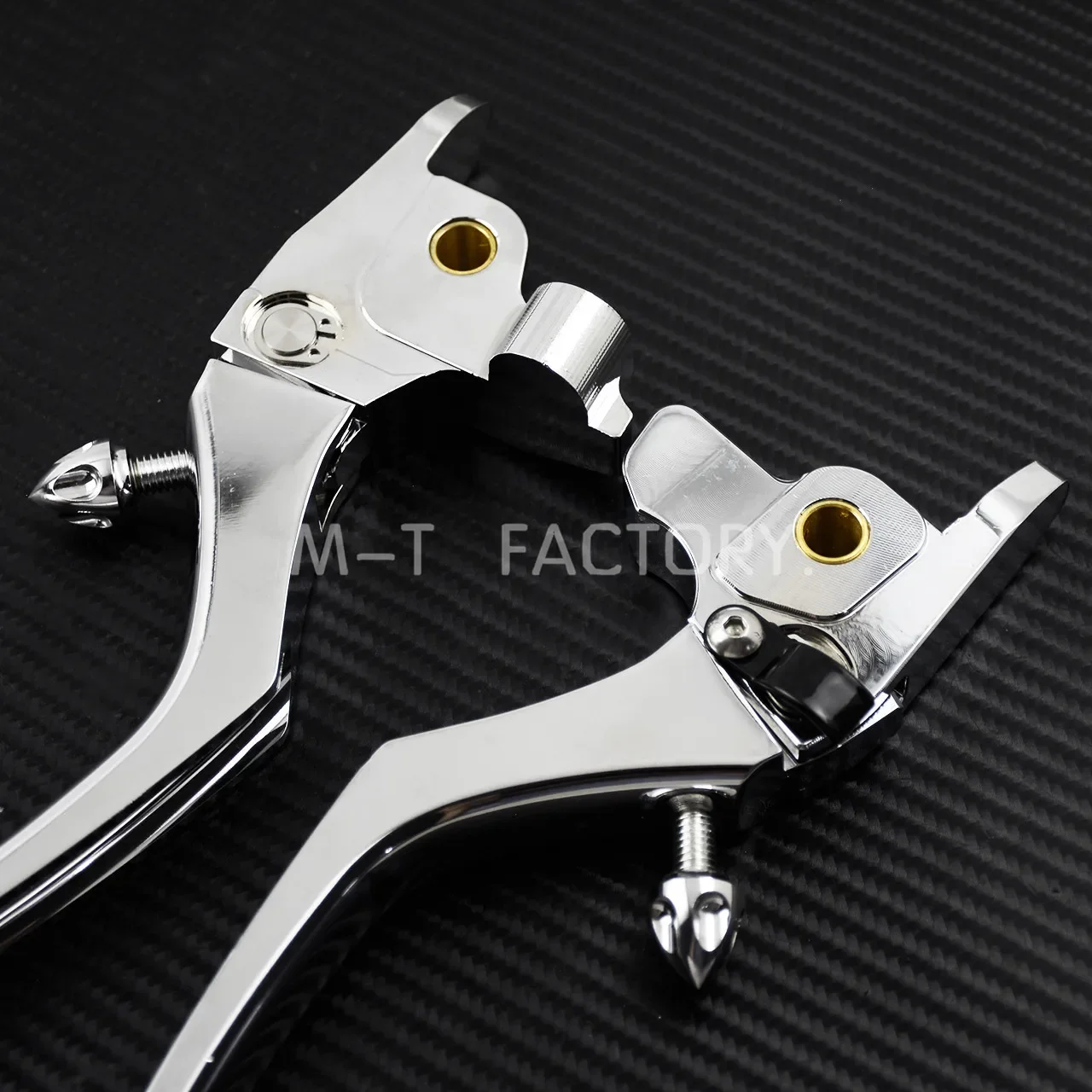 Chrome Brake Clutch Lever Regulator Clutch Set For Harley Touring 2017-Later Street Road Glide FLHR FLTRX and 2019 Trike Models