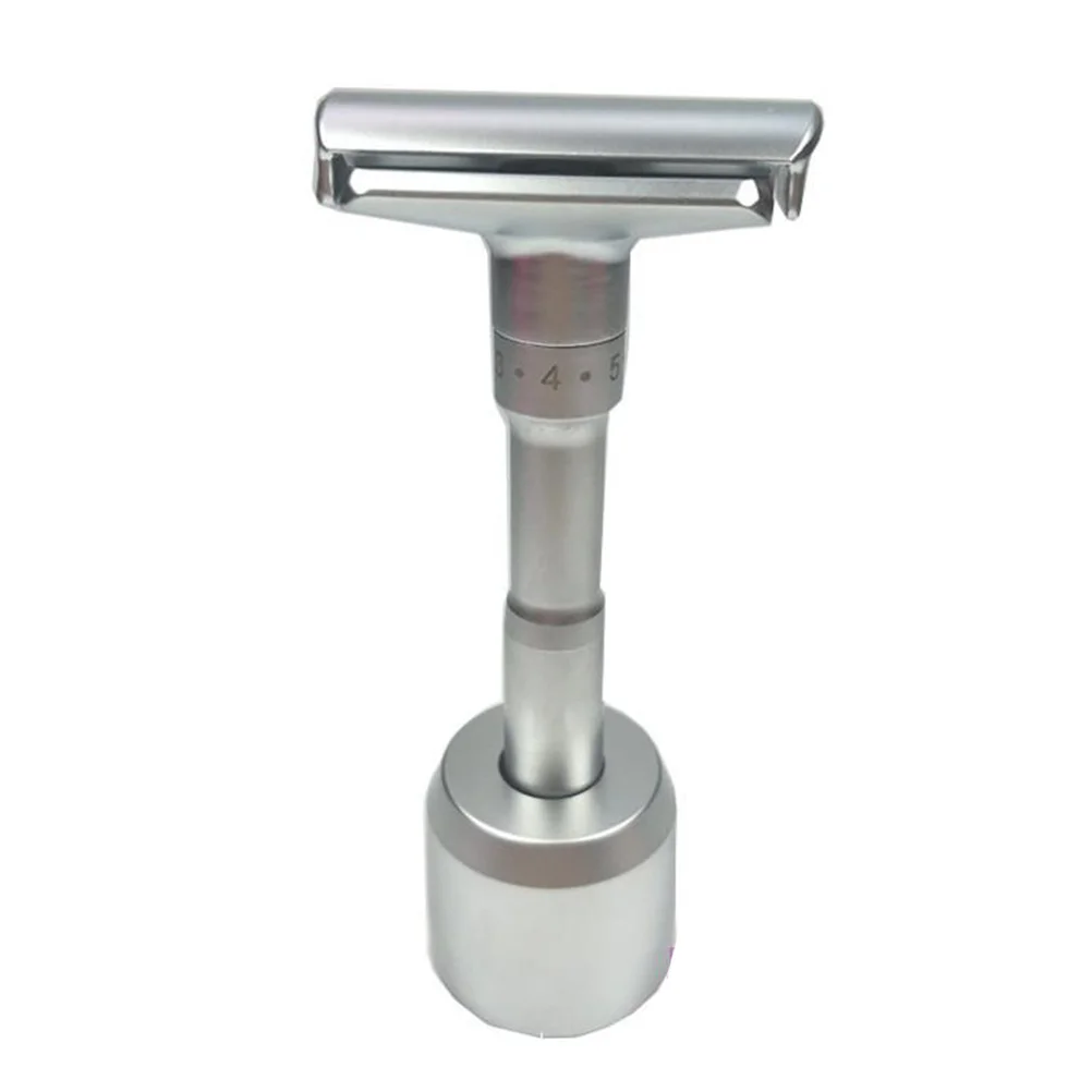 

Zinc Base Alloy Safety Razor Stand Silver Mini Size Compact Shave Razor Holder Wash Sink Accessory Shaver Holder