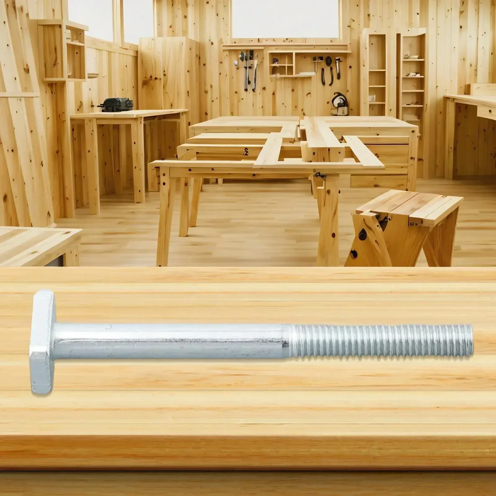 T-slot Slider t-track Jig sekrup perlengkapan rel aksesori khusus alat kayu