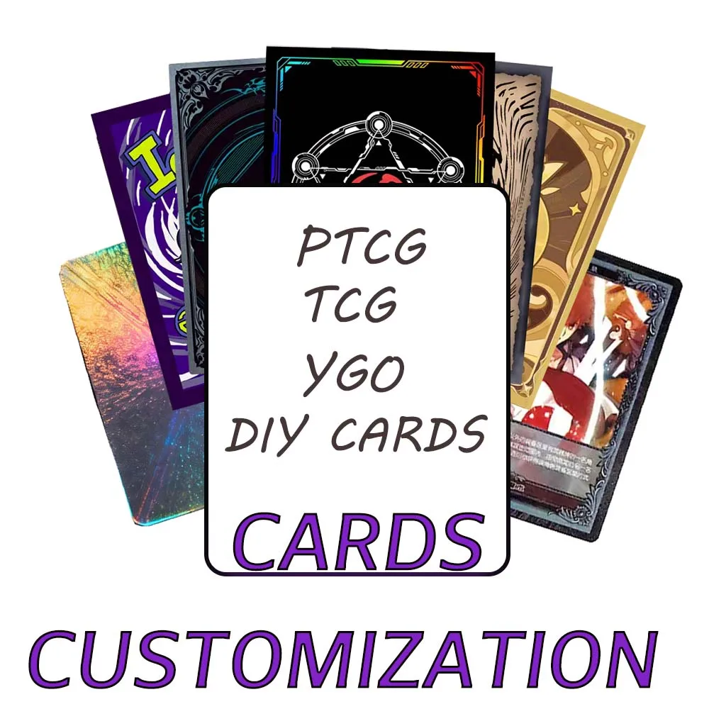 

DIY Card Customization Holo Non-Holo Custom Proxy Card Anime Cards Game Cards Photos Sport Cards Create Unique Cards Cards Gifts