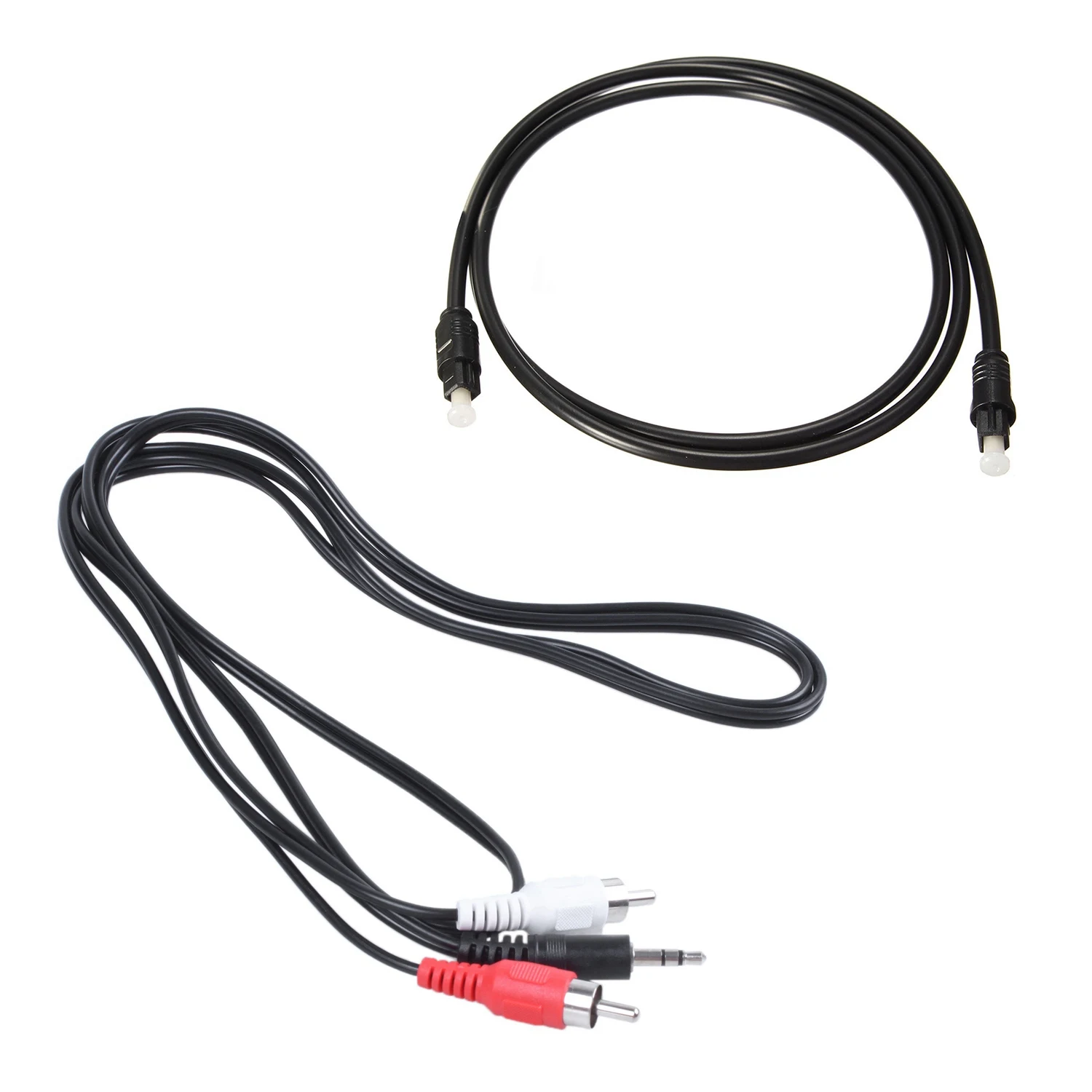 1 세트 디지털 광 동축 신호-아날로그 오디오 변환기 어댑터 및 1 Pcs 3.5Mm 헤드폰 플러그 잭 오디오 케이블-Y18A