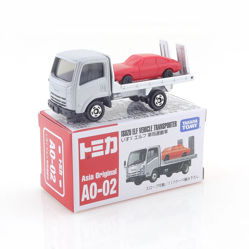 Takara Tomy Tomica 아시아 오리지널 AO-02 이스즈 캐리어 트럭 (아시아 버전) 다이캐스트 금속 모델 자동차, 합금 장난감, 모터 자동차