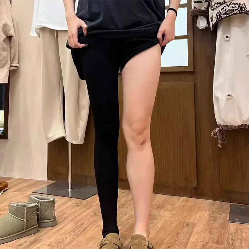 

Seamless Lightweight Breathable Leg Shaping Tights Waist Elastic Slim Fit Pantyhose for Women Invisible Close Fitting Stockings