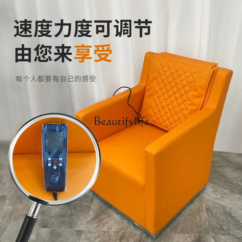 Electric Massage Hot Dyeing Area Barber Shop Chair High-End New Salon Stool