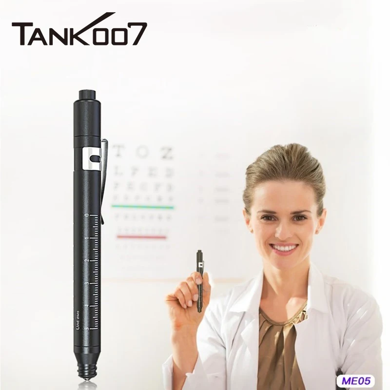 

TANK007 Профессиональный медицинский фонарик-ручка, бытовой портативный мини-фонарик, светодиодная лампа, фонарик-ручка для ЛОР, врача, медсестры, ME05