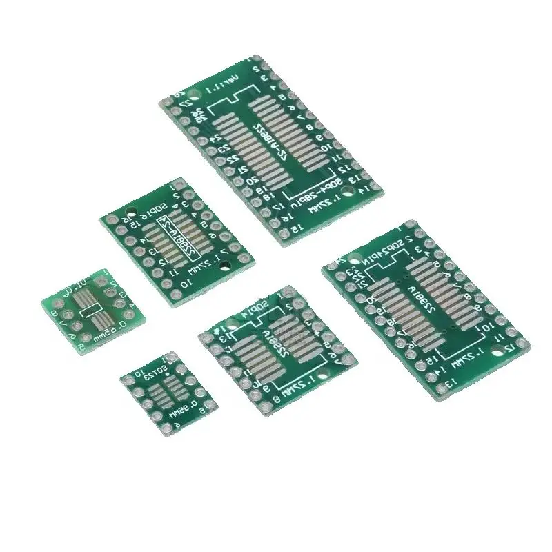 10 teile/los Adapter Board PCB Conversion Board SMD zu Gerade DIP SOP8 14 16 20P 24P 28P