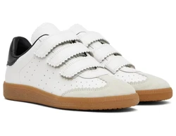 Women's White Beth Sneakers Leather Suede