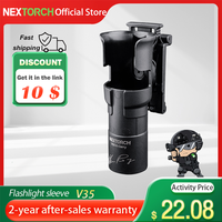 NEXTORCH V35 X-Carry Tactical Flashlight Holster, Baton Holster, Baton Holster, 360 Degree Rotation, for TA20 TA30 P10