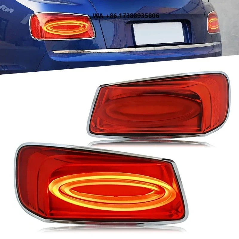 Car Lights for Flying Spur Taillights 2014-2019 OE LED Tail Lamp Dynamic Turn Signal Light Car Taillights Assembly