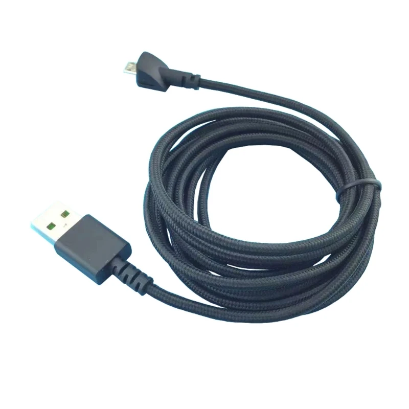 Nylon Braided Micro USB Charging Cable For Razer Seiren Mini Microphone High Speed Micro USB Wires Microphone Cord Replacement