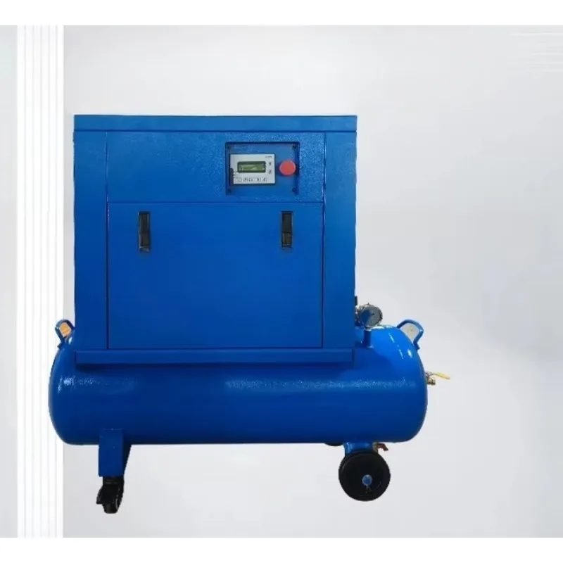 Portable Industrial Compressor 220V 380v Single Phase Screw Air Compressor 5.5W 7.5HP Small Silent for Car Use