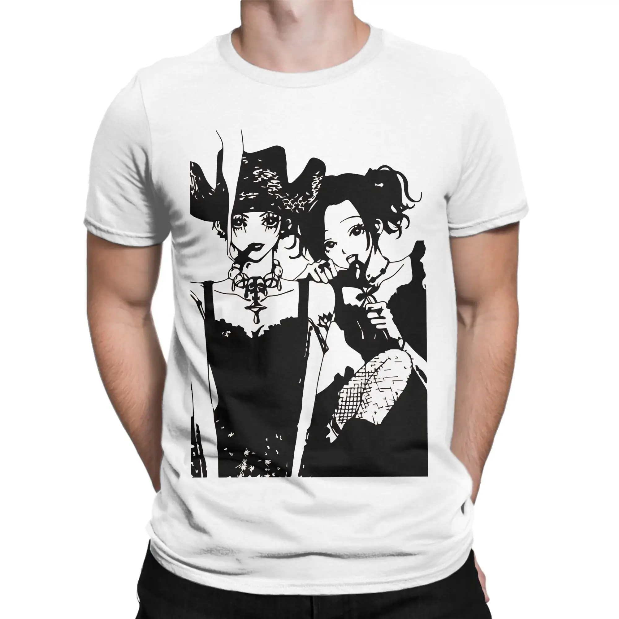 Anime Nana Osaki T-Shirt Summer  Y2K Basic T-Shirts Cotton Trending Tee Shirt For Men's Short Sleeve Casual Tees view 2
