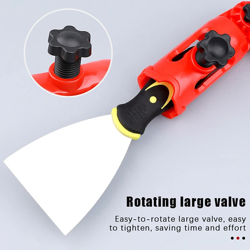 Universal Clamp For DIY Multi-Angle Paint Brush Extender Paint Edger Tool For Walls High Ceilings Trim Edge Corner Painting