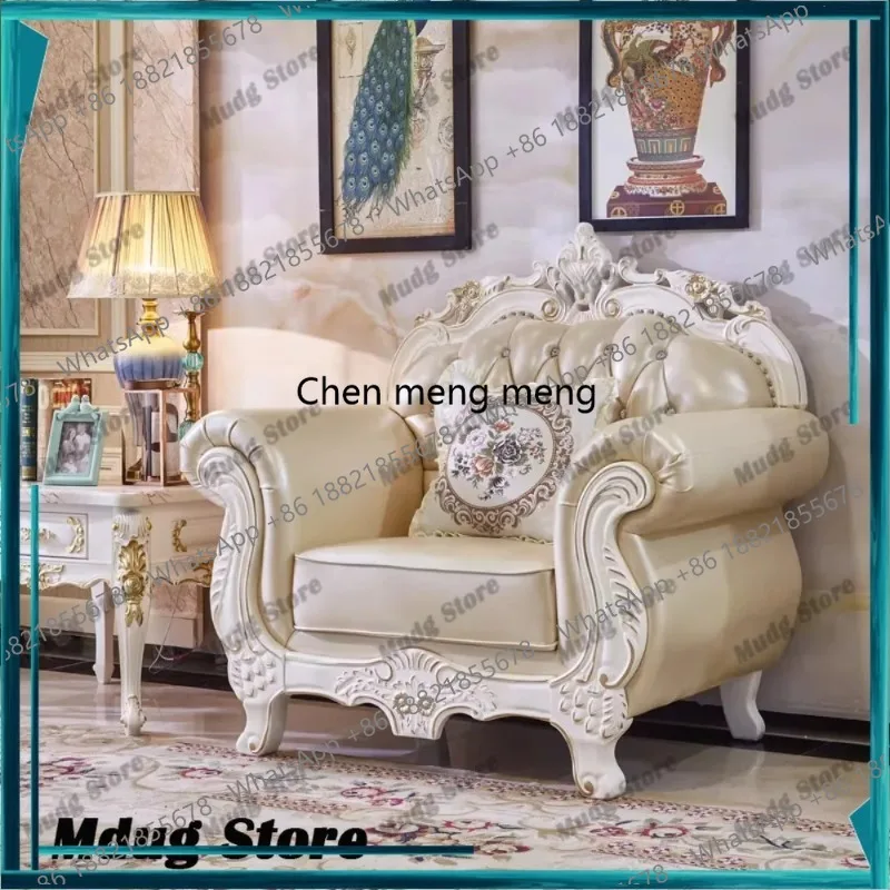 Luxury Europe Sofas Recliner Leather Girls Designer Designer Sofa Gaming Relaxing Sedie Da Soggiorno Furniture Decoration