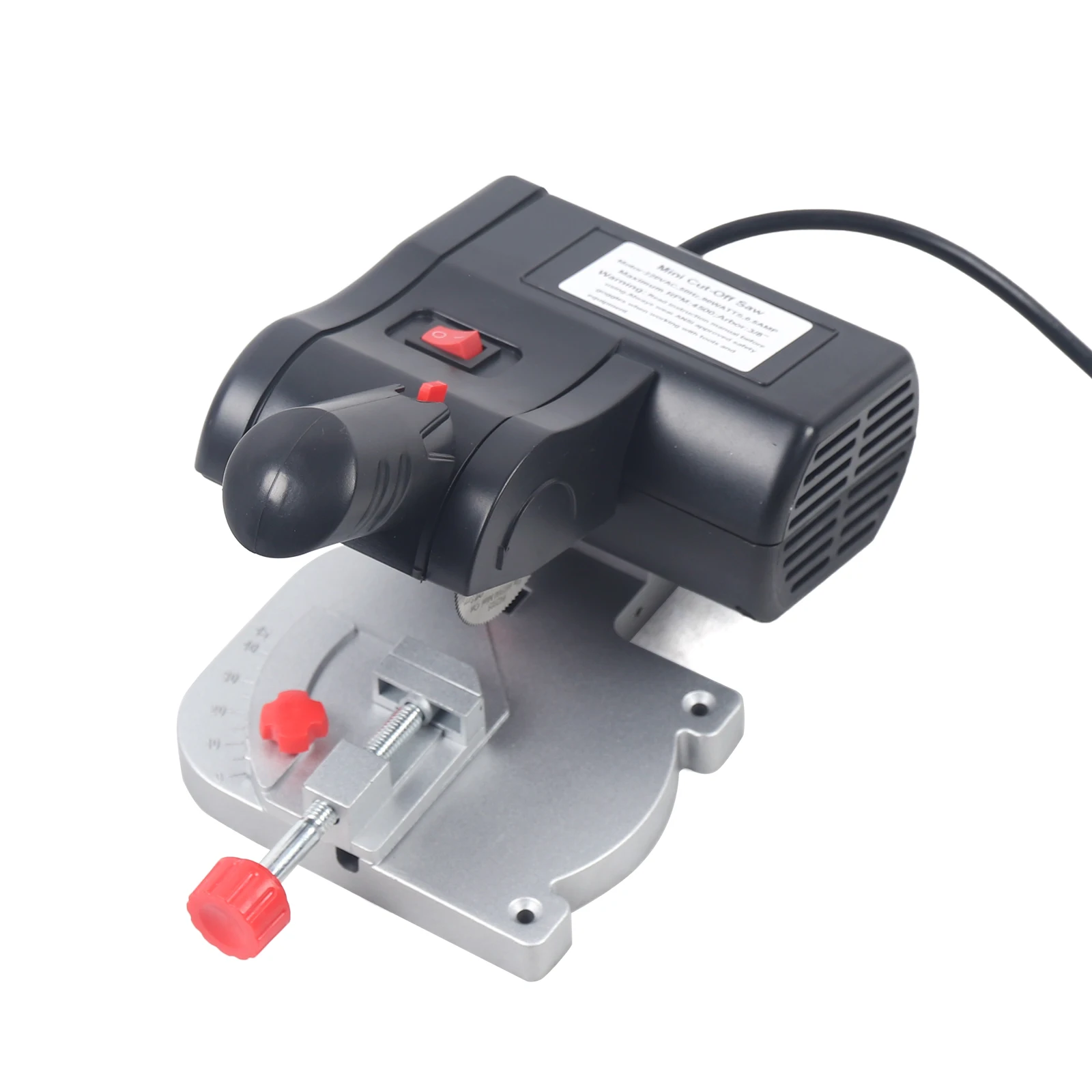 45°Miter Saw Bench Precision Cutting Mini Benchtop Cut-off Saw Wood Metal Angle Moulding Cutter