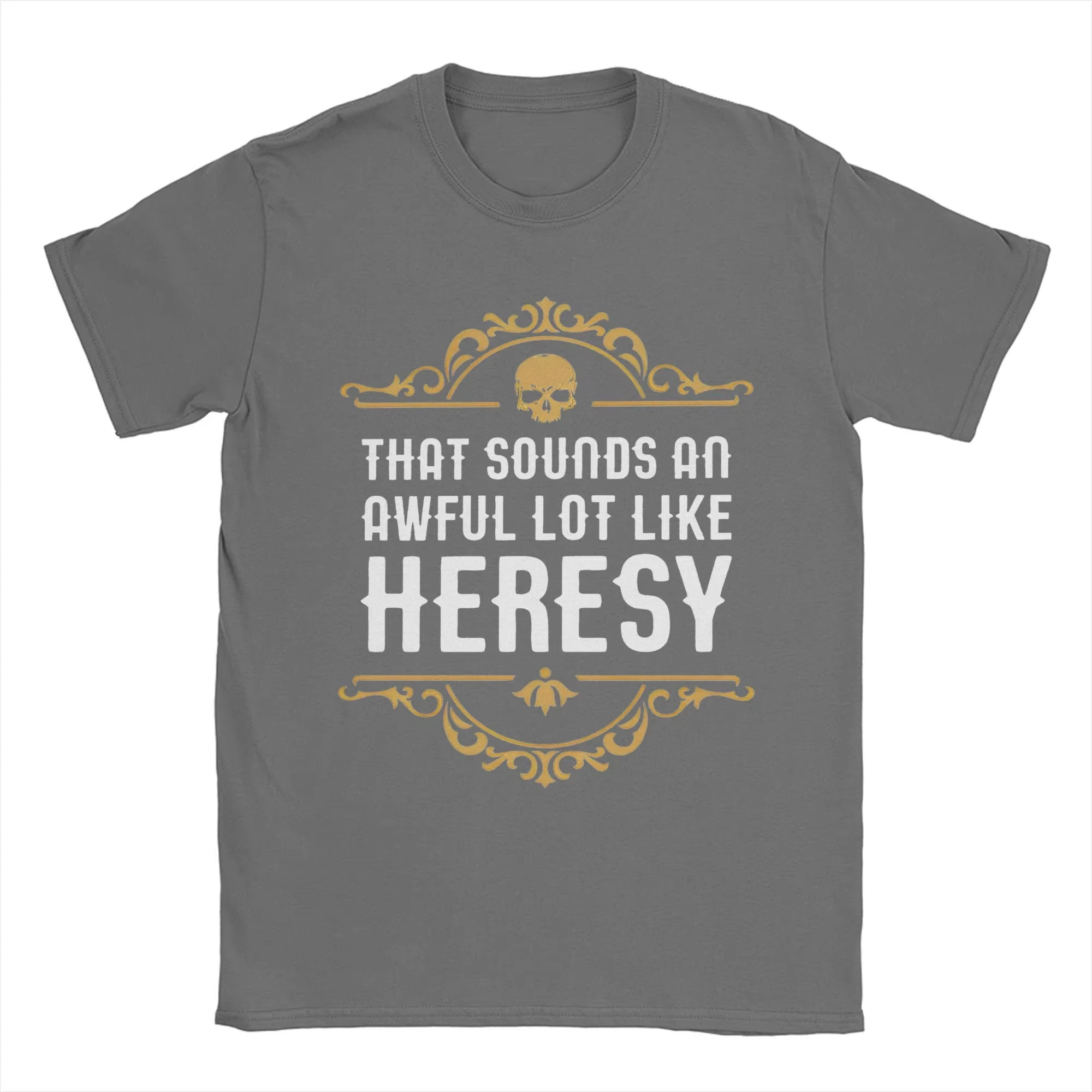 Vintage Heresy Funny Wargaming W-Warhammer 40k T-Shirts Women Round Neck Cotton T Shirts Short Sleeve Tees Gift Idea Clothing image 3