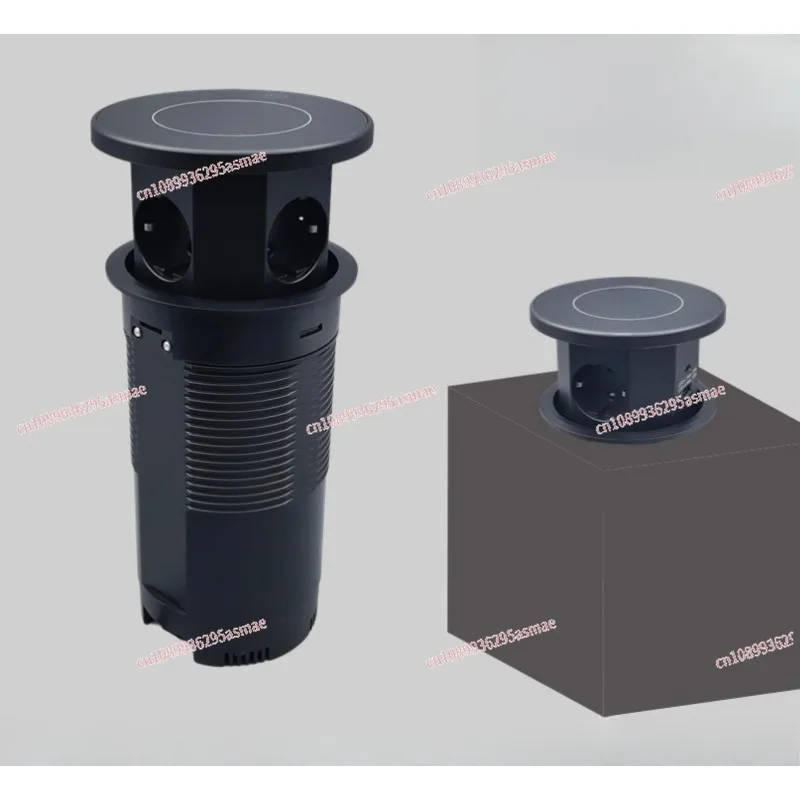 

Встраиваемая скрытая умная выдвижная розетка с сенсорным управлением, водонепроницаемая, с беспроводной зарядкой для столешниц и кухонных островов