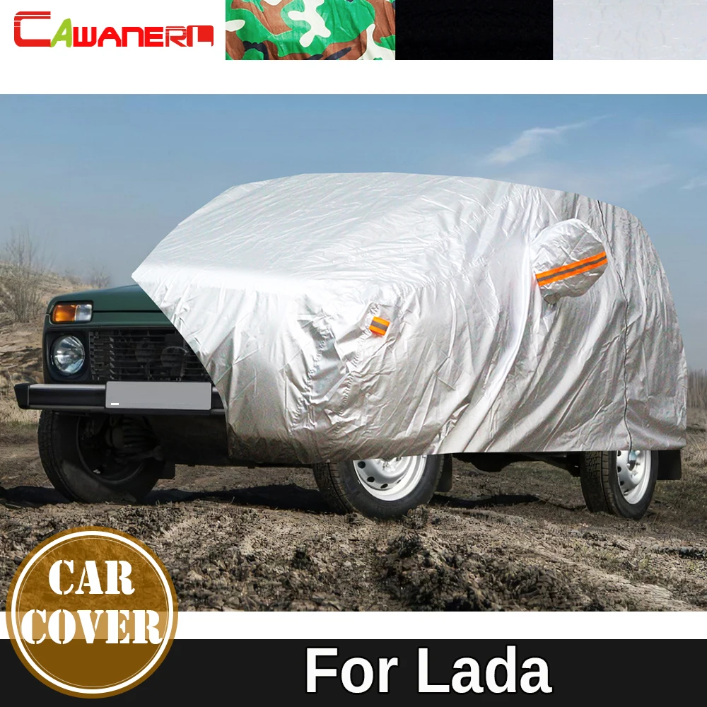 Full Car Cover Outdoor Anti-UV Sun Rain Snow Protection Cover Waterproof For Lada Niva Nadezhda Priora Riva Samara Vesta Xray