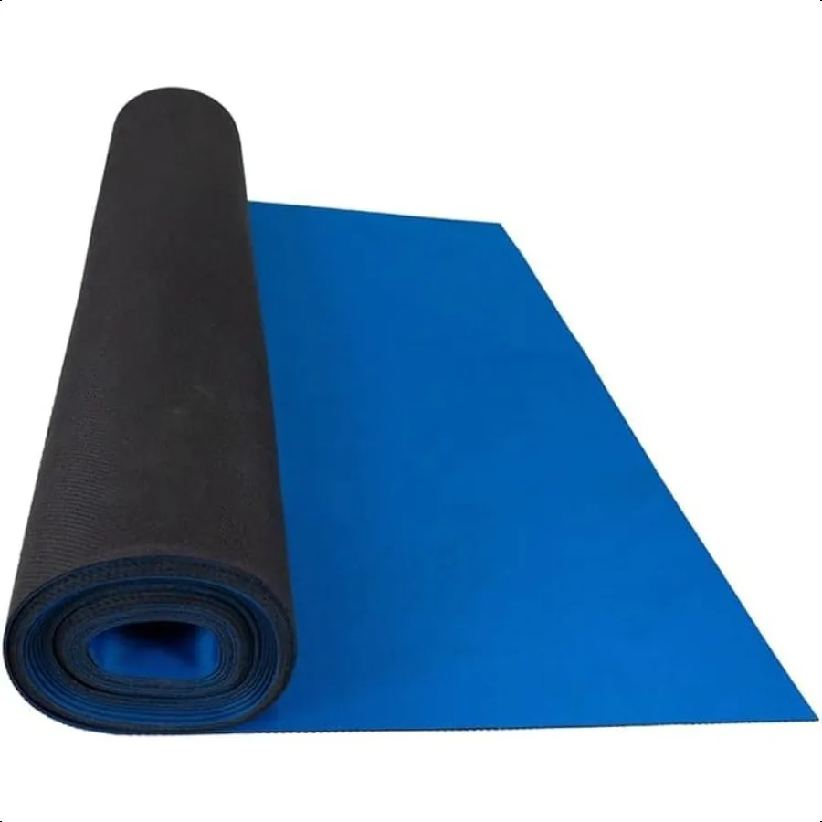 20' x 27" Blue Neoprene Floor Runner Non S Bottom Protect All Floor Surfaces Reusable Floor Protector with SlipProof Surface