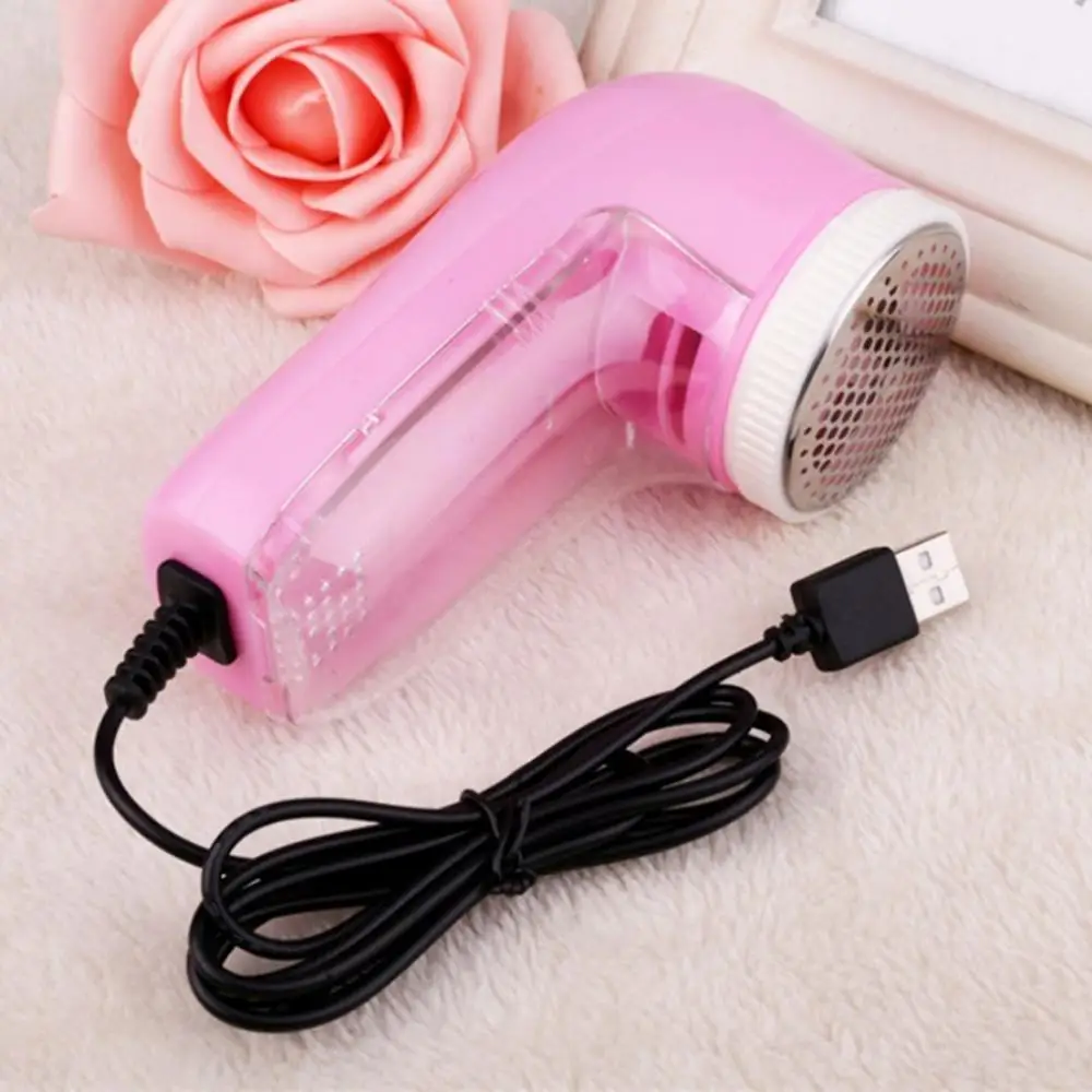 USB Plug-In Clothes Lint Remover Shaver Fabric Clothing Anti Pilling Razor Household Portable Electric Plush Hairball Trimmer