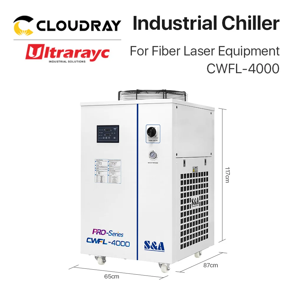 Ultrarayc S&A CWFL-4000 Industry Air Water Chiller Laser Cutter CWFL-4000 Series for Fiber Laser Engraving Cutting Machine