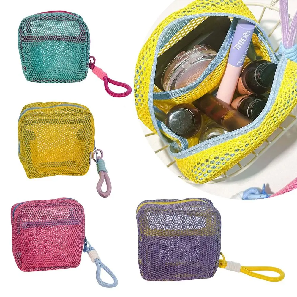 

Прочная сумка для хранения цвета дофамина, большая вместимость с ручкой, портмоне, сумка для туалетных принадлежностей