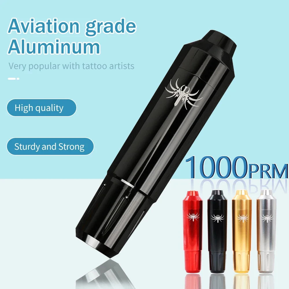 Tattoo Rotary Pen Professional Permanent Makeup Machine Powerful  Motor Silent For Shading & Linering Tattoo Gun Kit