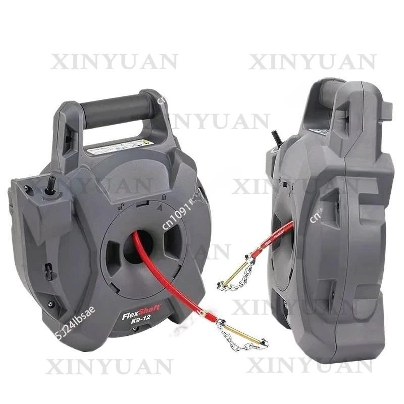 Drain Cleaner, Commercial Electric Sewer Snake for Grease Clogged Pipes with Flexible Shaft & Anti-Tangle Cable, Free Shipping