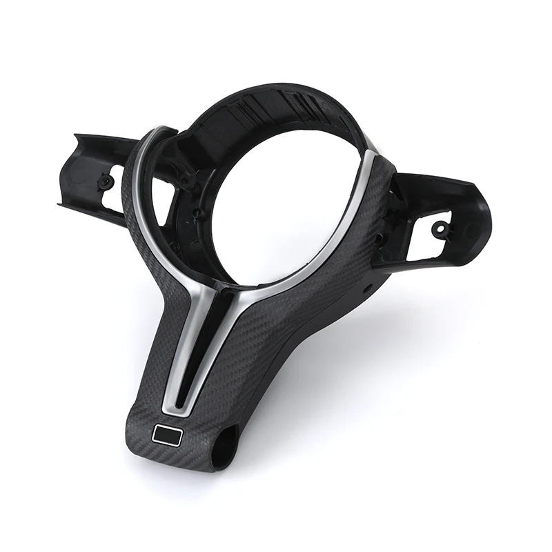 M Sport Dry Matte Carbon Fiber Steering Wheel Trim Cover For BMW F Series F06 F10 F12 F15 F20 F30 F80 F82 F85 F90 M2 M3 M4 M5