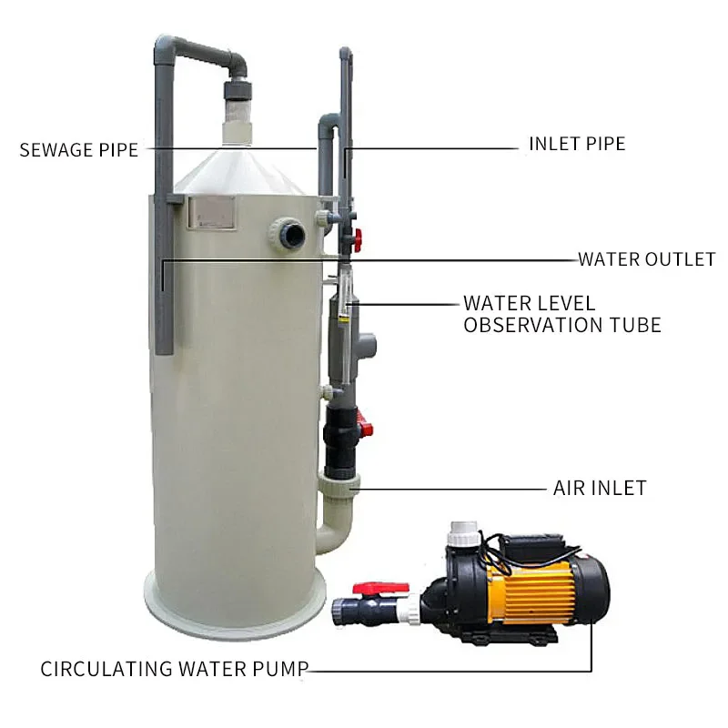 Aquaculture Drum Filter Aquarium Accessories Water Treatment Machinery for Fish Farms