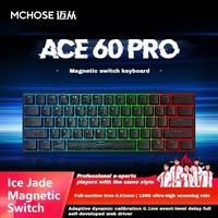 MCHOSE ACE60 Pro Mechanical Keyboard Magnetic Switch Hot Swap RGB E-sports FPS Customized Gaming Keyboard Pc Gamer Delay Fury