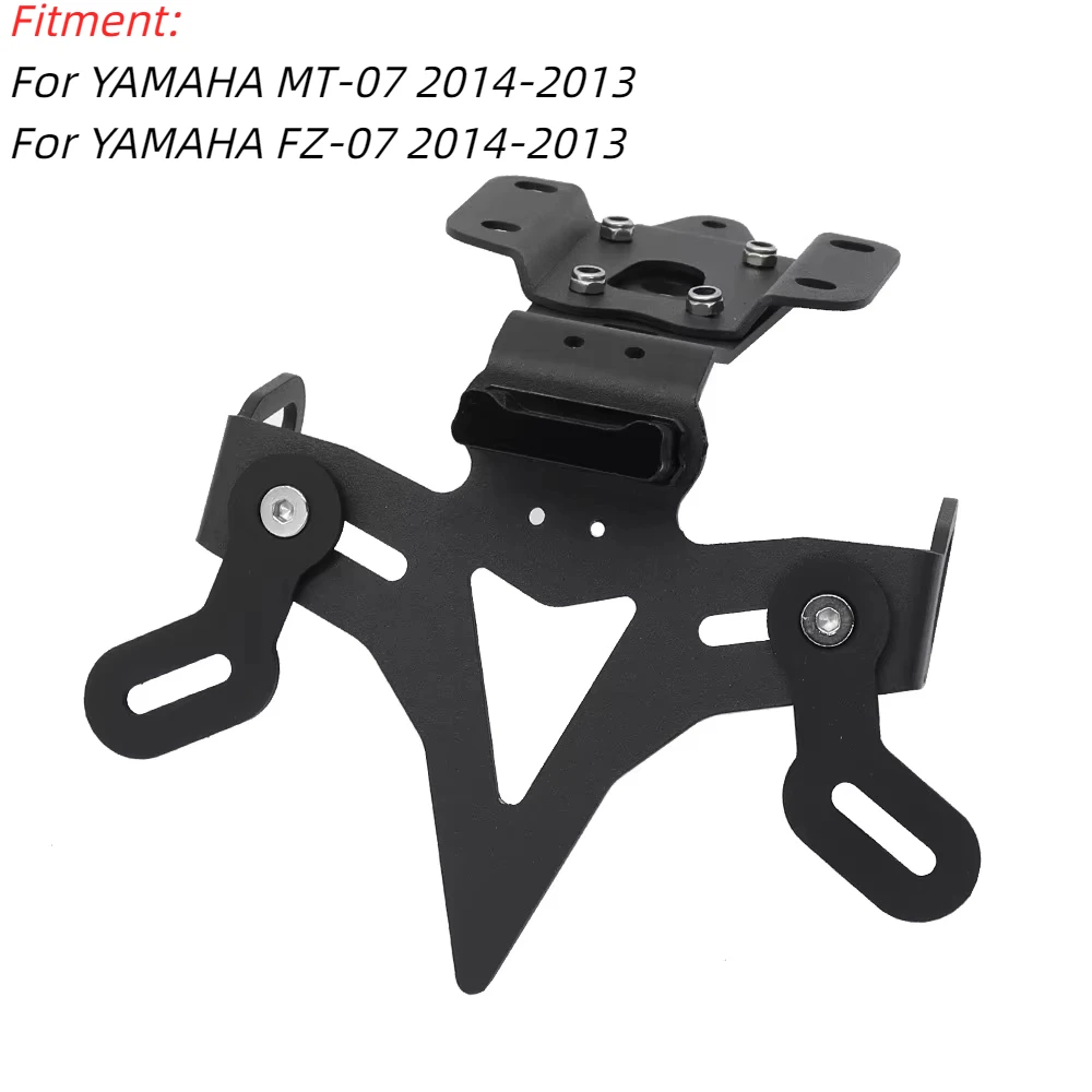 

For Yamaha MT-07 MT 07 FZ-07 MT07 2014-2023 Motorcycle License Plate Holder Fender Eliminator Registration Bracket