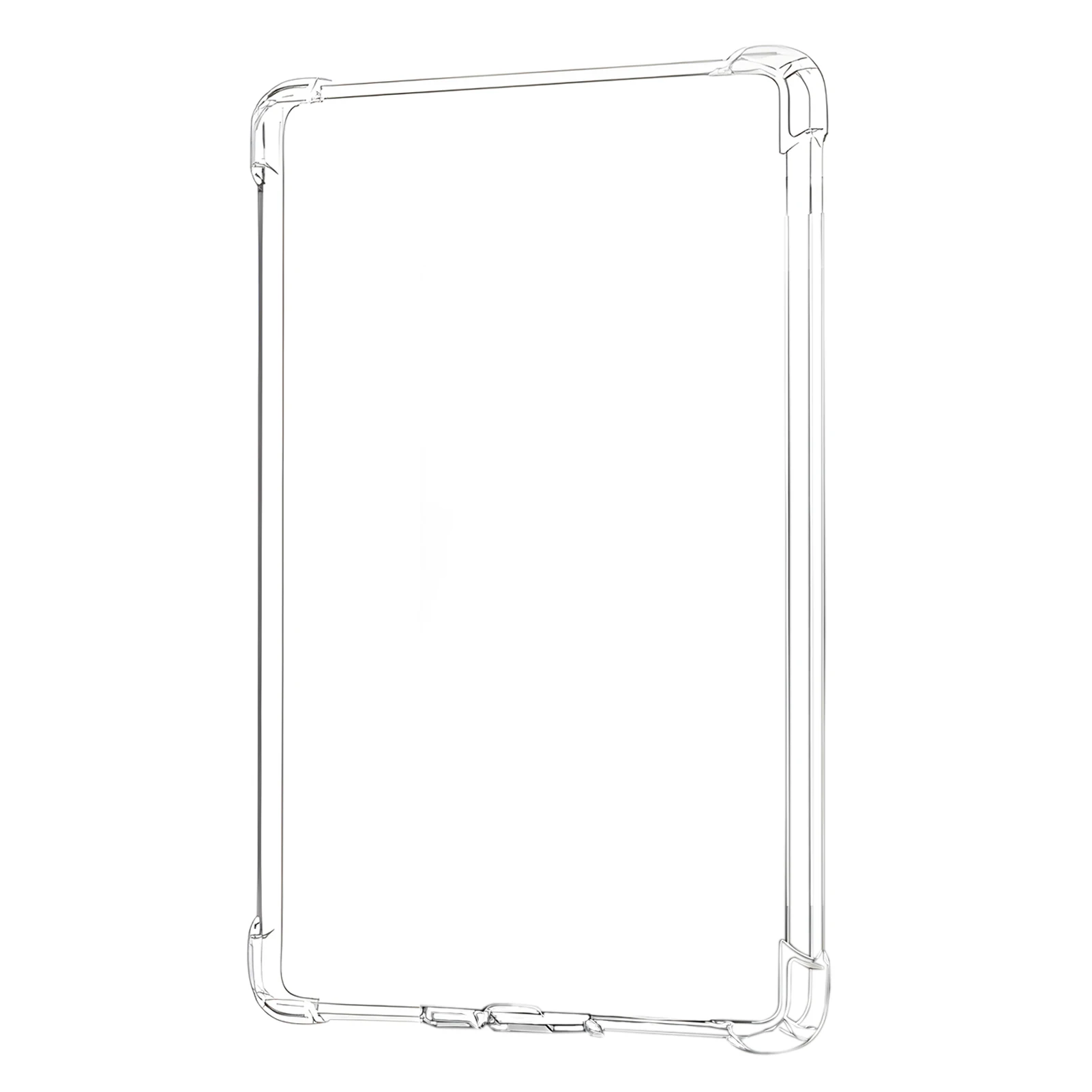 Slim Protective Case Sturdy Soft TPU Back Cover Clear Fit For 2022 Kindle Fire 7