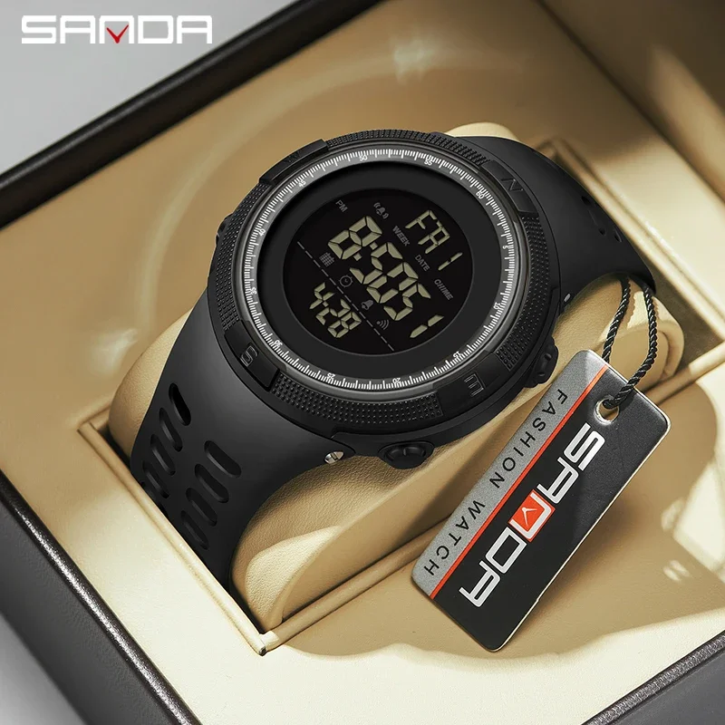 

Sanda 2003 Men's Fashion Glow Waterproof Sports Electronic Watch Personalized Watch